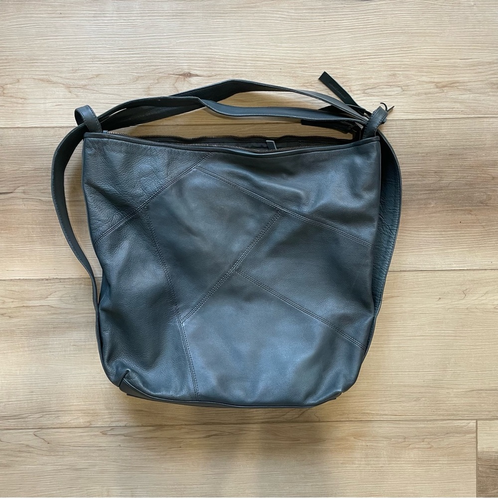 Tano Original Bag Check Bucket Leather Shoulder Handbag